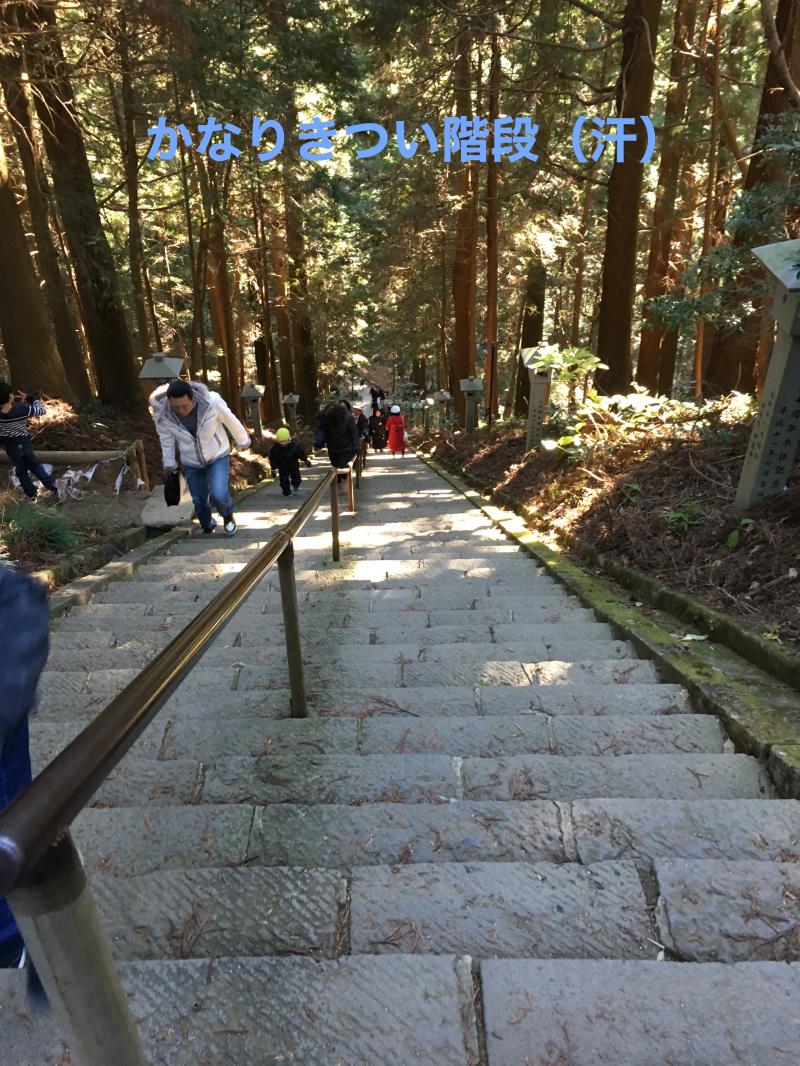 長〜い階段を登りきると