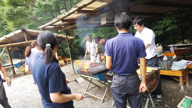 火おこし…火柱あがってます